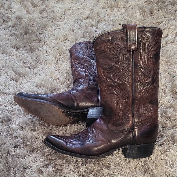 Texas Other - Brown Leather Cowboy Boots